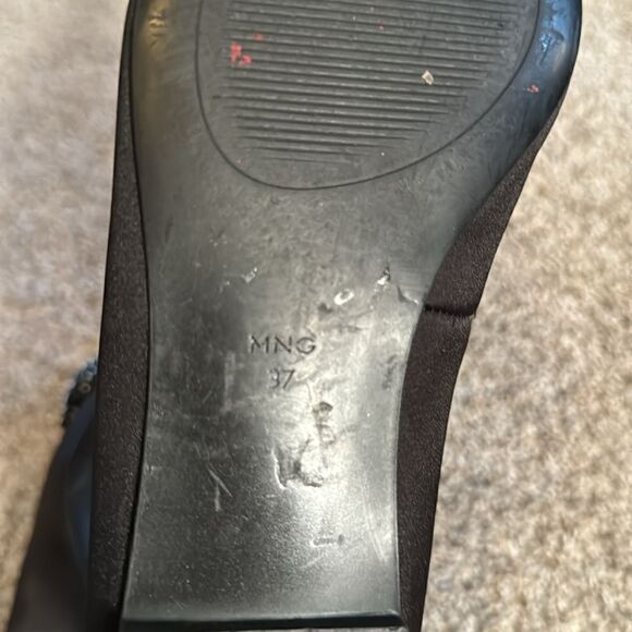 MNG Pointy toe rhinestone dressy flats size 37 - Picture 6 of 6